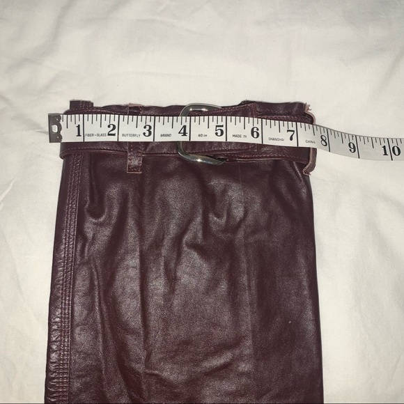 ✖️SOLD✖️Reworked Vtg Leather Pants, 2-Piece - Picture 8 of 16